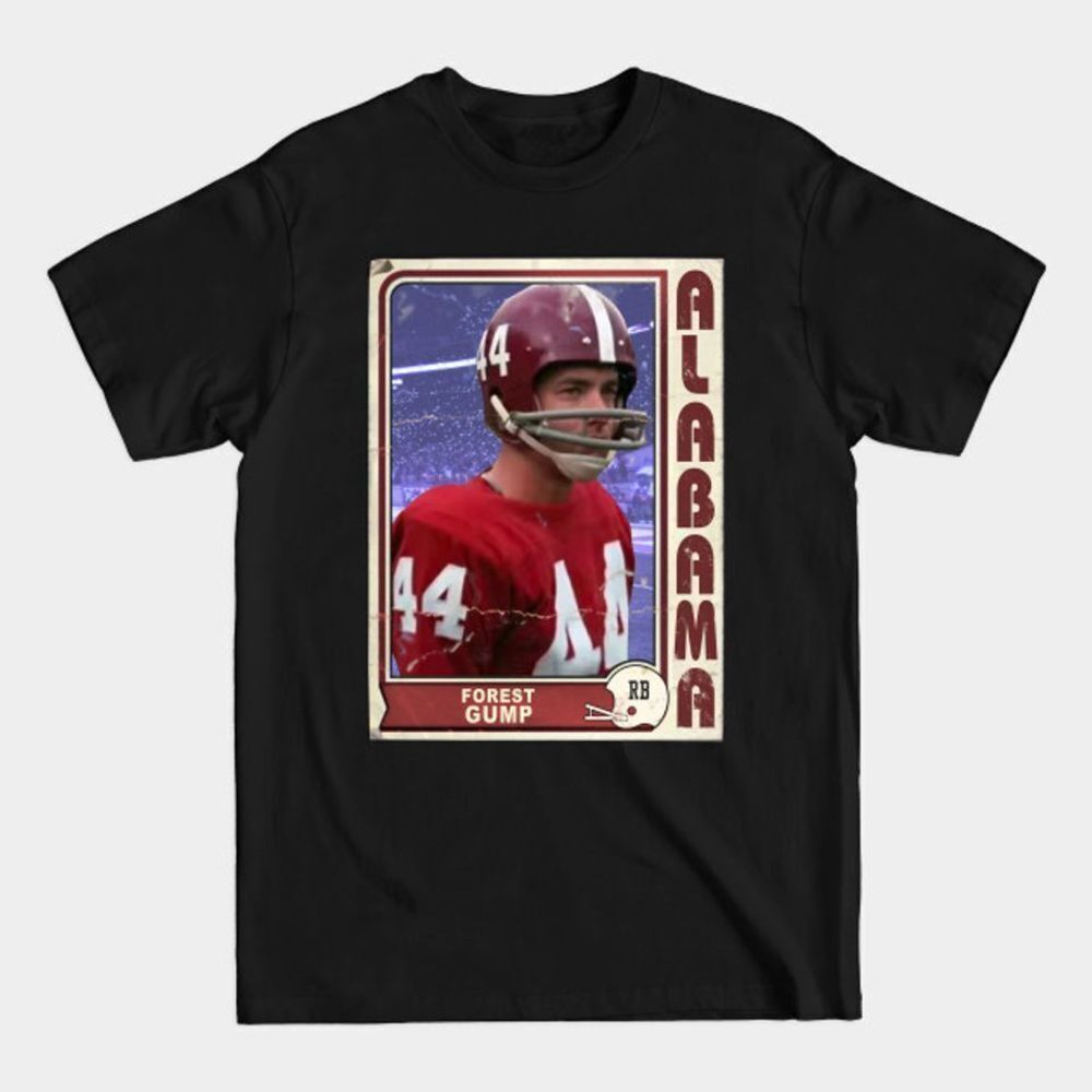 Retro Forest Gump Alabama Football Trading Card Alabama Football Tshirt